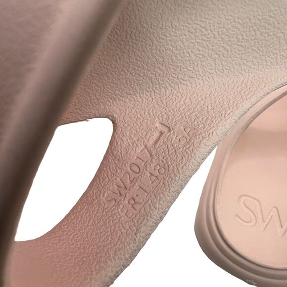 Stuart Weitzman Women Stuflex T-Strap Slide Sandals Size 5 - Picture 9 of 9